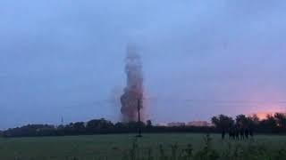 Fawley Power Station Chimney Demolition  31st October 2021 [upl. by Robi]