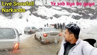 Narkanda  Most Beautiful Place Near Shimla Kufri Himachal NarkandaSnowfall 2023 Ajju0008YT [upl. by Burrell875]