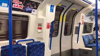 London Underground Northern line from after passing Golders Green Station to Belsize Park Station [upl. by Arundel]