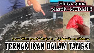 Cara Mudah Membuat Venturi  Gelembung Udara Di Kolam Ternakan Ikan Ternak Ikan Dalam Tangki TV636 [upl. by Euphemia]