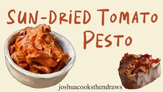 Sun dried Tomato Pesto recipe  quick and easy but delicious [upl. by Almira]