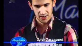 Macedonian Idol Ален Хасановиќ [upl. by Ahsiemaj]