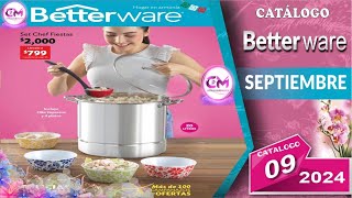 CATALOGO BETTERWARE SEPTIEMBRE 2024 [upl. by Eednar]