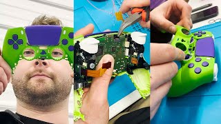 The PS5 Controller Mod Build Process [upl. by Norrabal]