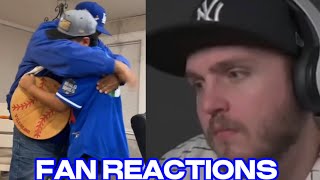 Dodgers and Yankees Fan Reactions to LA winning the World Series [upl. by Yla]