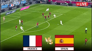 🔴LIVE  FRANCE vs SPAIN I UEFA EURO 2024 SEMI FINAL MATCH I FULL MATCH I eFOOTBALL PES 21 GAMEPLAY [upl. by Nerti249]