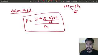 02A Walter Model Dividend Decision  Ca Inter FM Dividend Decisions  ICAI Study Material [upl. by Enorel221]