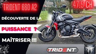 Essai Triumph Trident 660 A2  quotDécouverte de la puissance maîtrisée  quot [upl. by Willyt772]