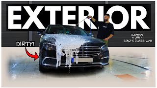 Cleaning A Dirty BenzExterior Wash EW213car carcleaners automobile carwash cardetailing asmr [upl. by Hgielsa]