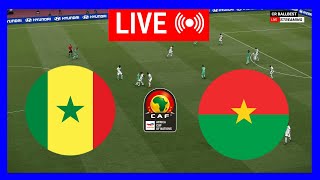 🔴En Direct  Sénégal vs Burkina Faso  Qualifications pour la Coupe dAfrique des Nations [upl. by Arebma652]