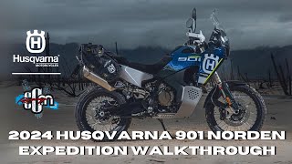 CCMTV  2024 HUSQVARNA NORDEN 901 EXPEDITION WALKTHROUGH [upl. by Eikciv]