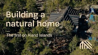 How an EcoHome is Built  EcoCocon on Aland Islands [upl. by Eseer]