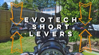 XSR700  Evotech short levers [upl. by Hara972]