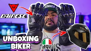 Mi Primer casco AGV  Unboxing Biker [upl. by Nickey]