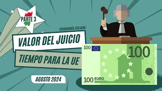 💲CUÁNTO CUESTA el Juicio  Estar inderteminado en UE 😱 Ciudadanía ITALIANA en 2024🌈 20824 PARTE 3 [upl. by Queen]