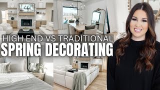 NEW SPRING DECORATE WITH ME 2024  HIGH END SPRING DECORATING 2024  LUXE SPRING DECOR ON A BUDGET [upl. by Patsy770]