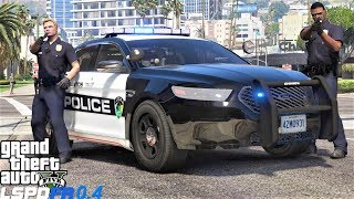 Police Partner Patrol With Automatic License Plate Readers In GTA 5 LSPDFR [upl. by Eidob]