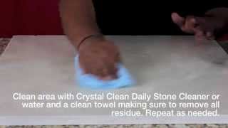 How To Remove Etch Marks With Stone Pro Natural Touch Etch [upl. by Mckeon]