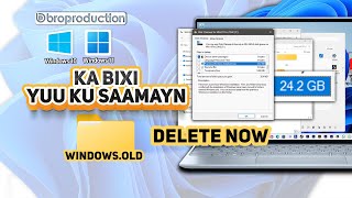 How To Fixed And Delete WindowsOld Folder Win11  AFSOOMAALI [upl. by Erdnaxela]