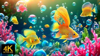 The Best 4K Aquarium  Explore the Stunning World of Sea Jellyfish and Beautiful Coral Reef Fish 8 [upl. by Sirrap849]