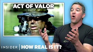 Navy SEAL Rates 9 Underwater Missions In Movies And TV  How Real Is It  Insider [upl. by Lindsy]