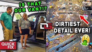 Deep Cleaning The NASTIEST Vehicle Ive Ever Seen  Insane 18 Hour Detail  Quick Fix [upl. by Jody]