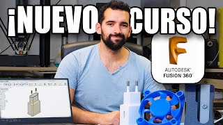 💥APRENDE DISEÑO 3D para IMPRIMIR 3D💥¡¡DESDE CERO ►NUEVO CURSO Autodesk FUSION 360 principiantes [upl. by Oisangi]