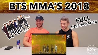 BTS MMA 2018 FULL PERFORMANCE  REACTION [upl. by Eenoj]