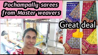 Order original Pochampally ikkat saree direct to Master weavers  Special discount for our viewers [upl. by Flemming860]