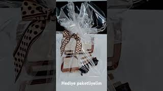 Hediye paketlemeGeschenke verpacken [upl. by Jeri403]