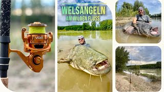 Welsangeln am wilden Fluss  VagnerFishing [upl. by Yetsirhc980]