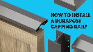 How to install a Durapost Capping Rail [upl. by Wojak]