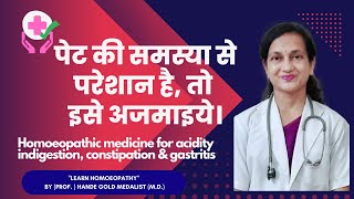 Homoeopathic medicine for acidity indigestion constipation heartburnamp gastritis  Reckeweg R5 [upl. by Ididn]