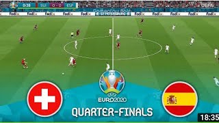 Spain Vs Switzerland Quarter Final Full Highlights  Euro 2021 [upl. by Lenhard]