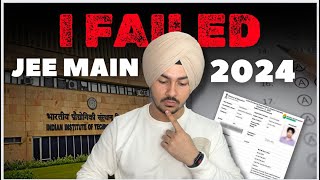 I Failed JEE Main 2024 💔 [upl. by Eed]