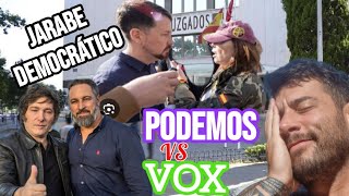 INCREPAN A PABLO IGLESIAS PODEMOS VS VOX [upl. by Mullins]