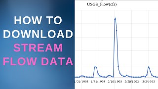 How To Download Streamflow Time Series Data [upl. by Elberfeld]