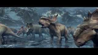 Walking with Dinosaurs The 3D Movie  quotThin Icequot  Clip HD [upl. by Nnylyoj]