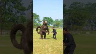 TRex Dinosaur Chase Monkey In Jurassic World [upl. by Caiaphas218]