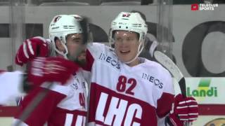 EHC BielBienne vs Lausanne HC [upl. by Enirehtac372]