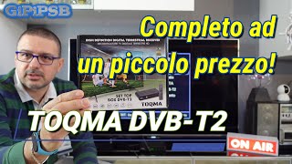 Decoder Digitale Terrestre DVBT2 TOQMA  Completo ad un piccolo prezzo [upl. by Fernandina]