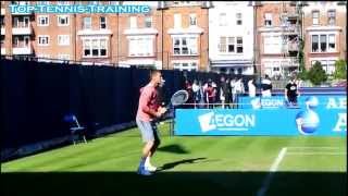 Tomas Berdych Training London 2013 HD [upl. by Nordine]