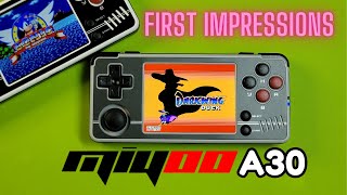 First Impression  Miyoo A30 Retro Handheld [upl. by Charlie]