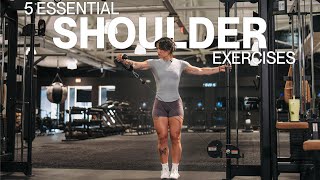 BUILD CAPPED DELTS WITH 5 EXERCISES [upl. by Lovering665]