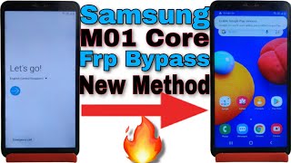 Samsung M01 Core Frp Bypass New Method By Unique Software Solution [upl. by Latreece]