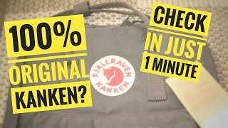 How to spot real vs fake Fjällräven Kånken part 1 [upl. by Ayotahs]