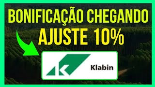 KLBN4  KLABIN CORREÇÃO 10 DATA EX BONIFICAÇÃO DIVIDENDOS Maio dividendos klabin klbn11 [upl. by Einnig]