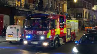 92324  London Fire Brigade  Pump Responding Piccadilly Circus [upl. by Omle114]