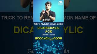 Brain Boost  Trick to Remember Dicarboxylic Acid  shorts reels chemistry [upl. by Minnie]