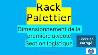 Rack dimensionnement de la première alvéole [upl. by Elyl]